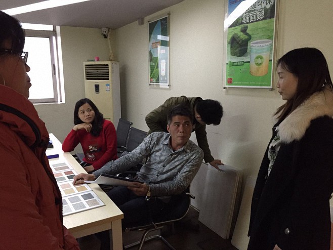 陽光客戶到訪友情漆 陽光客戶到訪友情漆