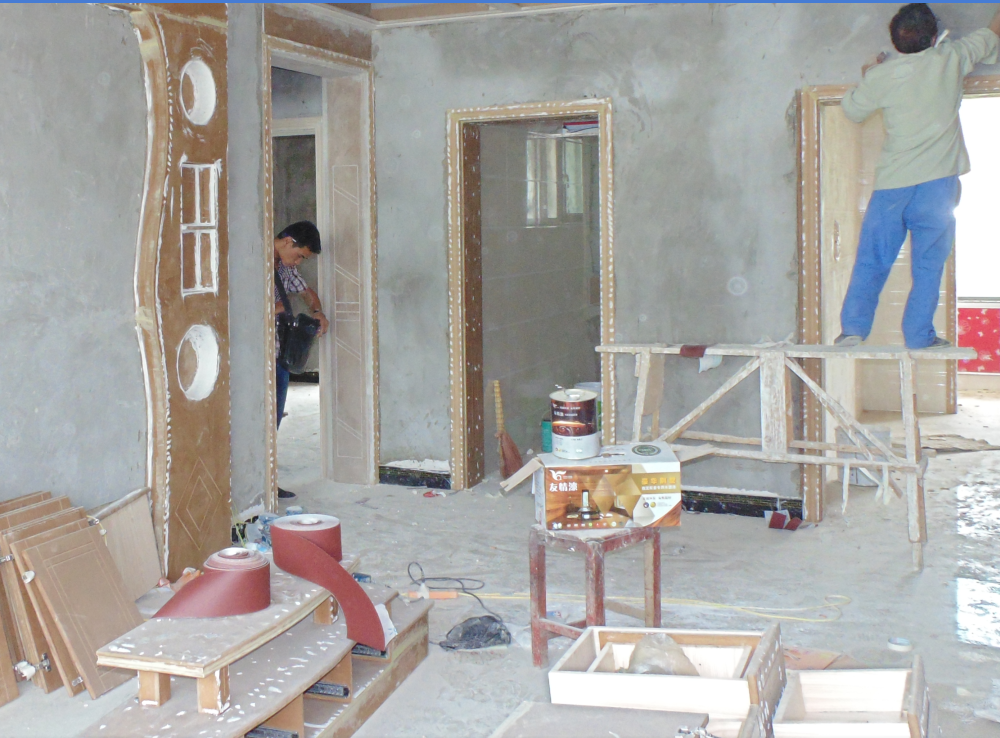 冒高溫戰(zhàn)酷暑,友情漆代理確保工程按時完工 冒高溫戰(zhàn)酷暑,友情漆代理確保工程按時完工