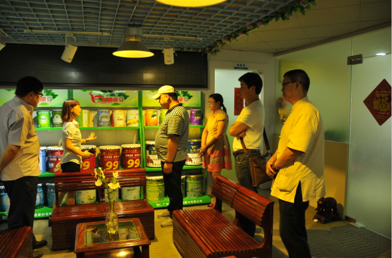 河南客戶到訪友情漆 河南客戶到訪友情漆